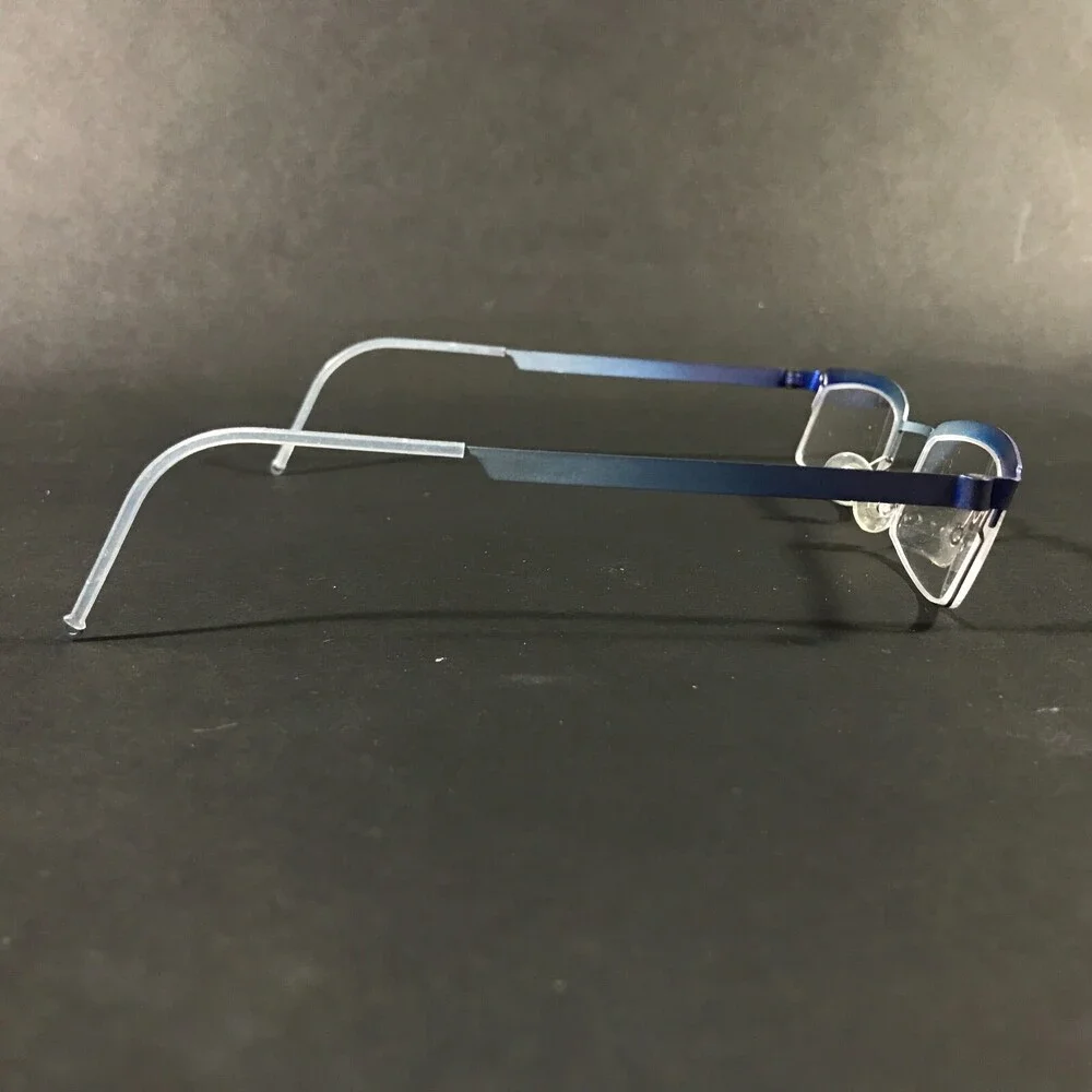 Lindberg Eyeglasses Frames Mod. 4005 Colour 120 Blue Fade Half Rim 48-21-145